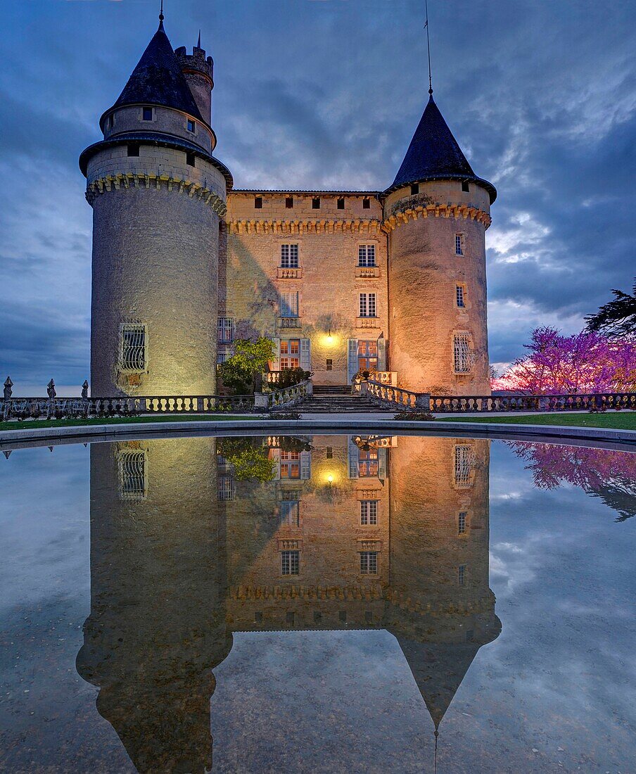 Frankreich, Lot, das Schloss von Mercues, Hotel der Gesellschaft Relais et Chateaux