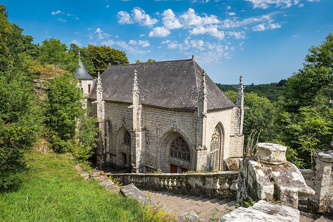 France, Morbihan, Le Faouet, Sainte-Barbe chapel\n