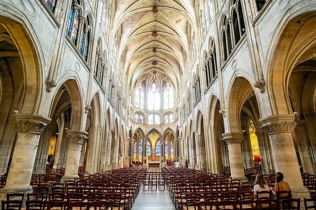 France, Paris, the Saint Severin church\n