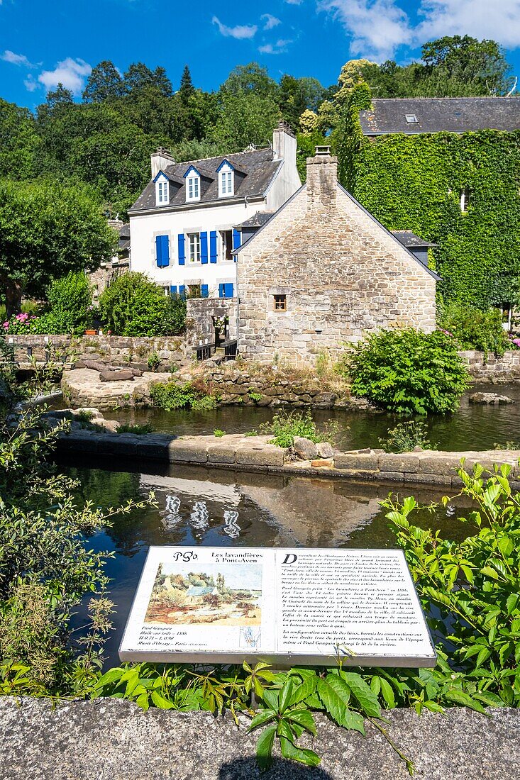 France, Finistere, Pont-Aven, In the footsteps of Paul Gauguin\n