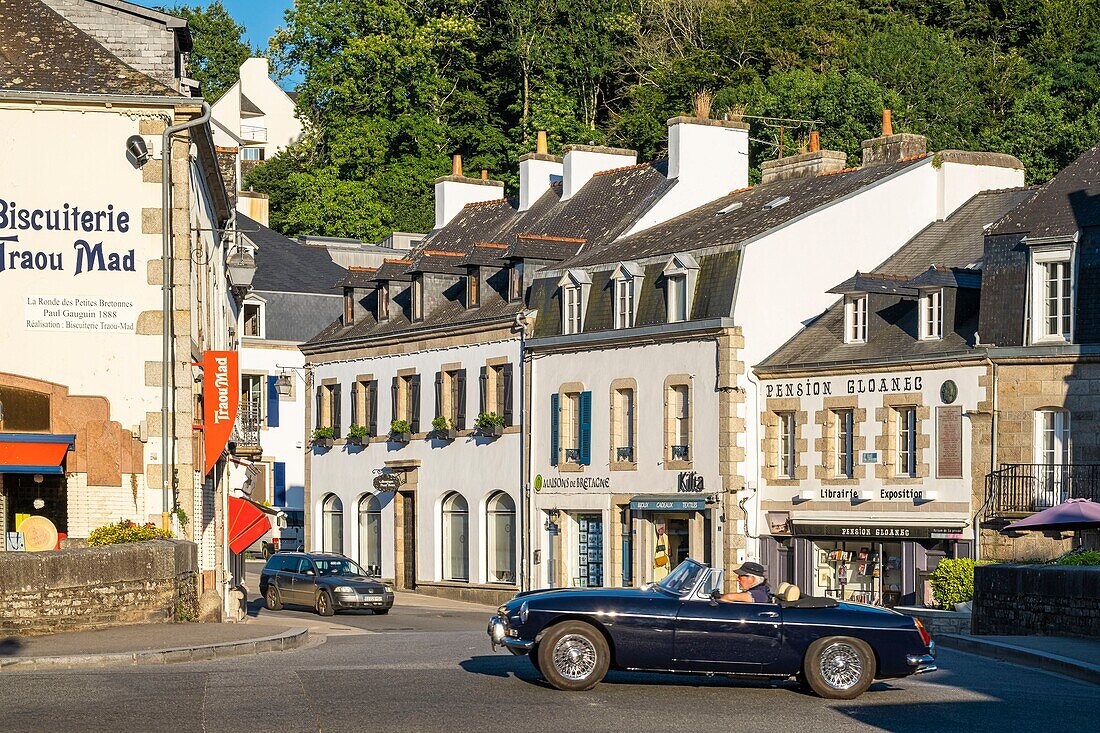 France, Finistere, Pont-Aven, Paul Gauguin square\n