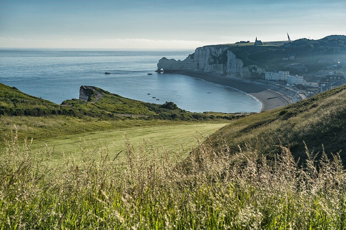 Frankreich, Seine Maritime, Etretat, Cote d'Abatre, der Golf