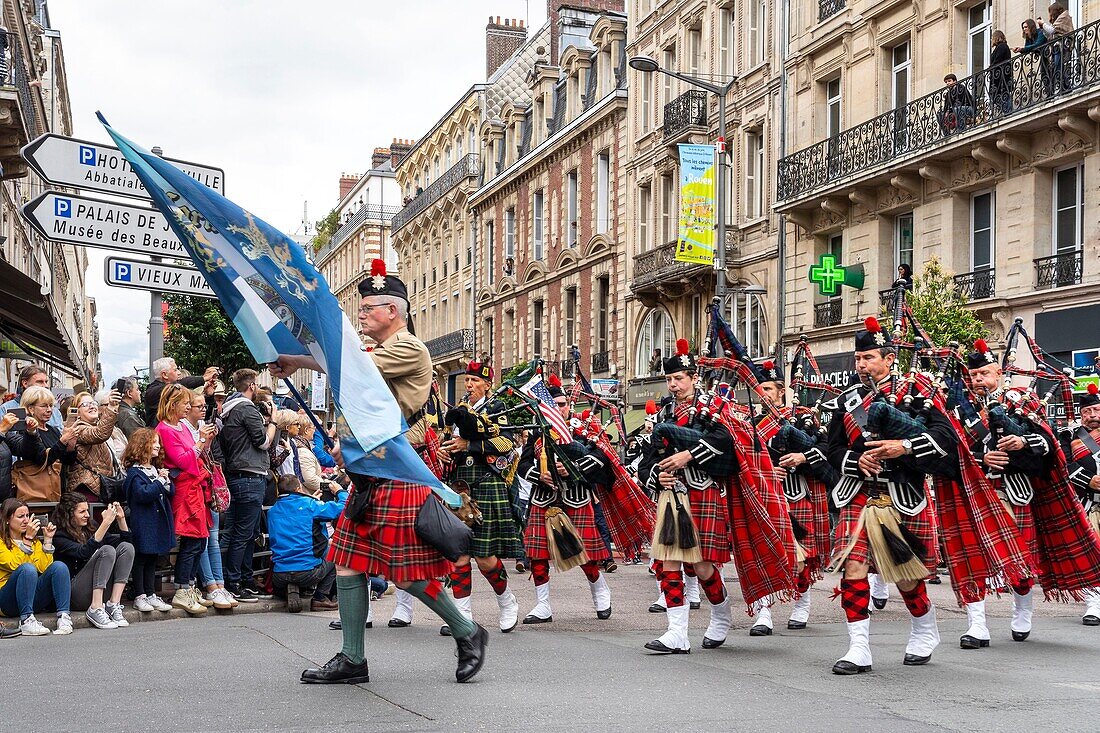 France, Seine Maritime, Rouen, Armada of Rouen 2019, parade in the streets of Rouen\n