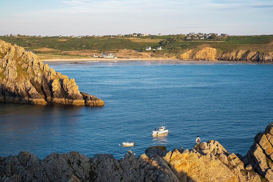 Frankreich, Finistere, Cleden-Cap-Sizun, Baie des Trépassés