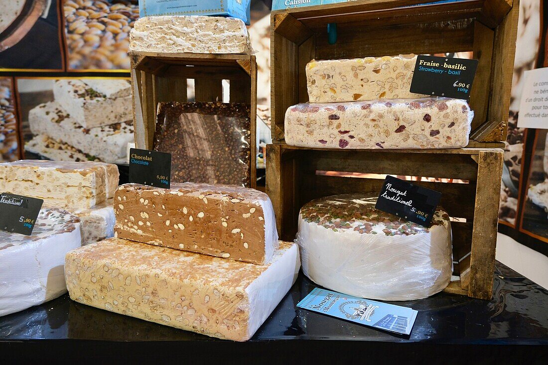 Frankreich, Cote d'Or, Dijon, internationale und gastronomische Messe, Nougat