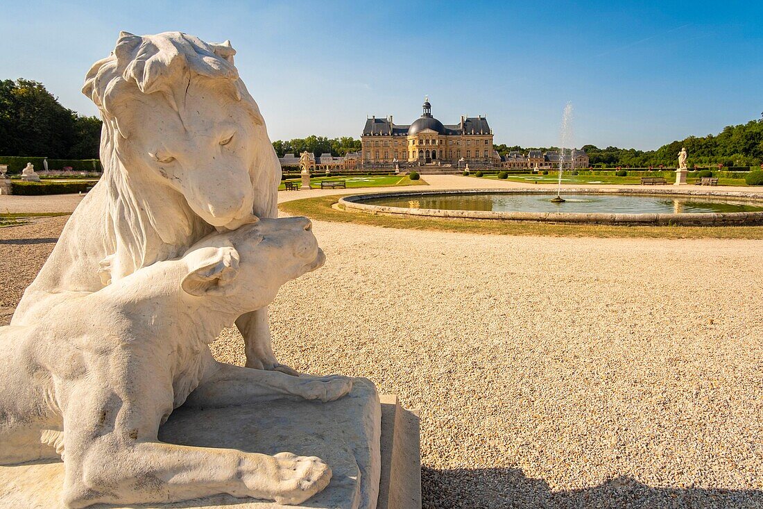 France, Seine et Marne, Maincy, the castle of Vaux le Vicomte\n