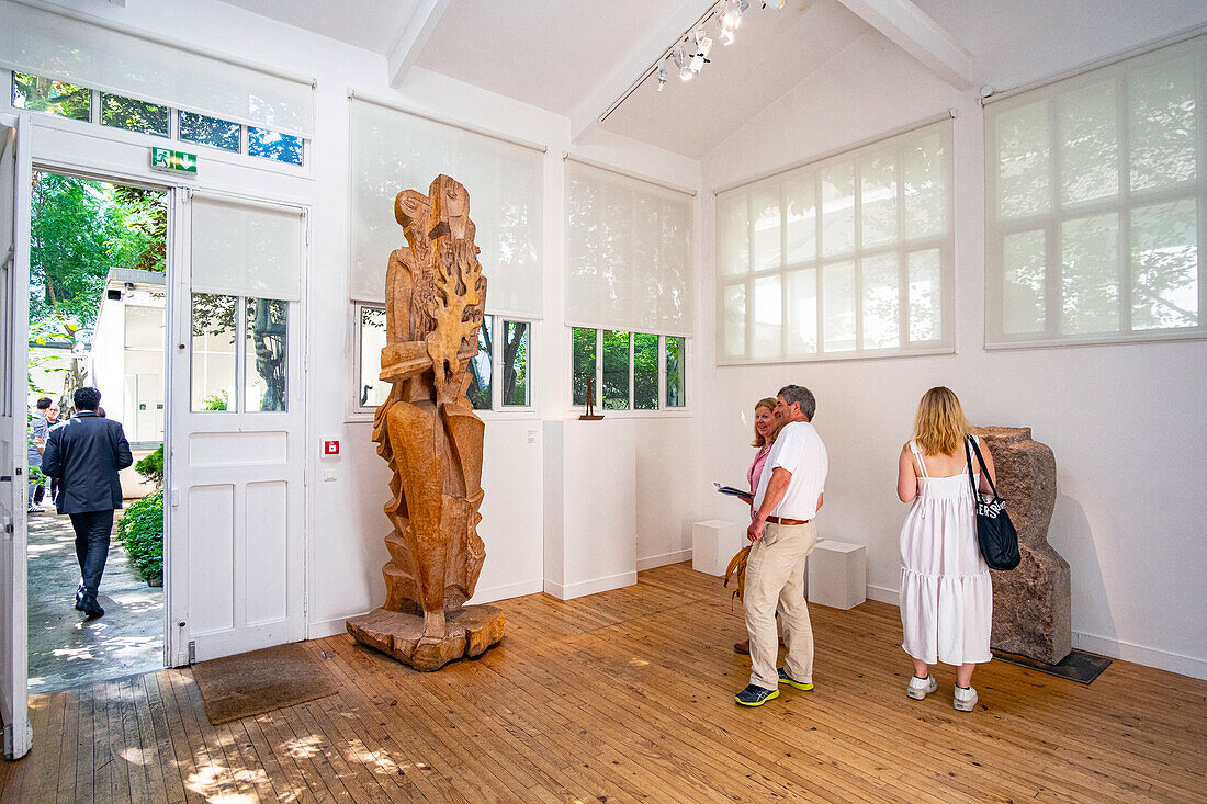 France, Paris, Zadkine museum, housed in the workshop house that Ossip Zadkine occupied from 1928 to 1967\n