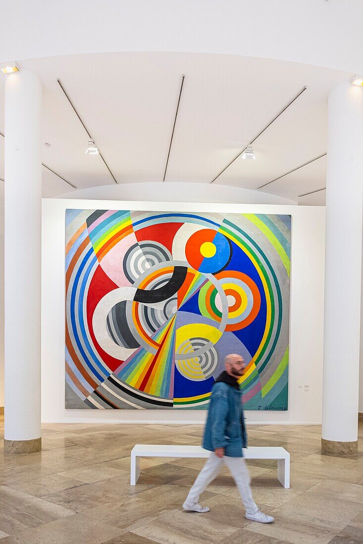 Frankreich, Paris, 16. Arrondissement, das Museum für moderne Kunst der Stadt Paris (MAMVP) belegt einen Teil des Palais de Tokyo, das Werk von Robert Delaunay