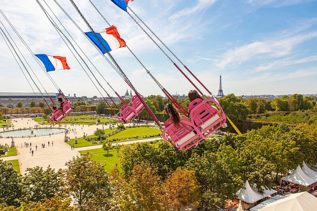 France, Paris, riding fair at the Tuileries Garden Fair\n