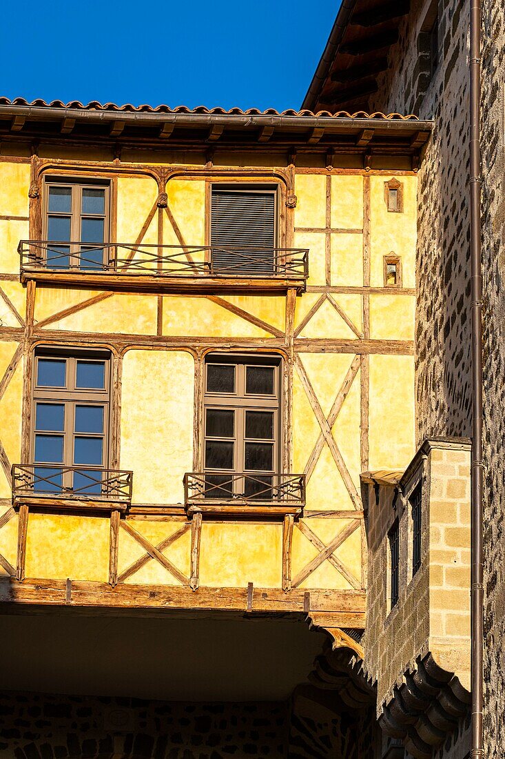 France, Haute-Loire, Le Puy-en-Velay, starting-point of Via Podiensis, one of the French pilgrim routes to Santiago de Compostela\n