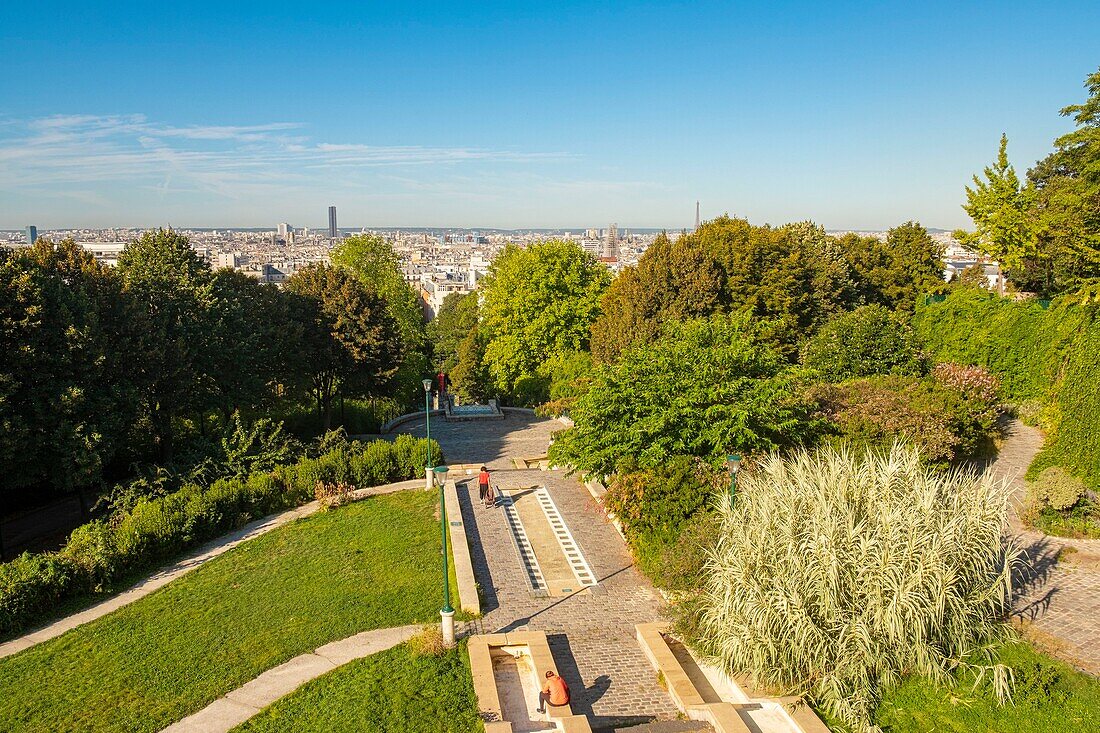 Frankreich, Paris, der Park von Belleville