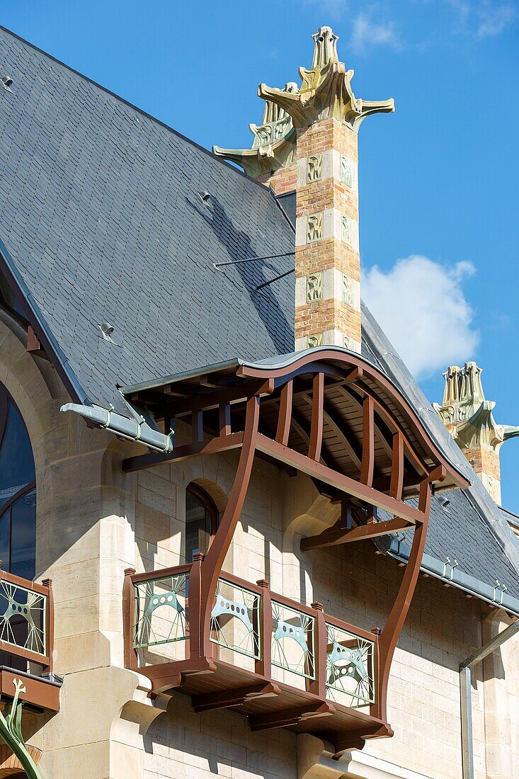 France, Meurthe et Moselle, Nancy, Villa Majorelle (1898) by architects Henri Sauvage and Lucien Weissenburger from the Nancy School in Art Nouveau style\n