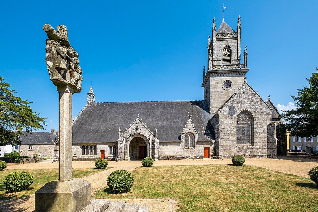 Frankreich, Morbihan, Langonnet, Kirche Saint-Pierre-et-Saint-Paul