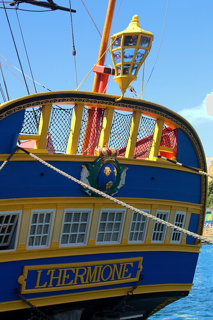 France, Finistère, Brest, L'HERMIONE, Freedom Frigate France Brest International Maritime Festival 2016\n