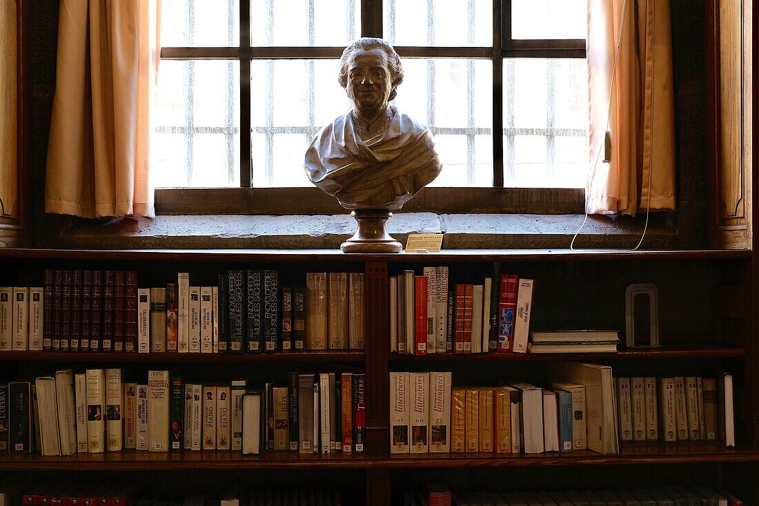 Frankreich, Cote d'Or, Dijon, von der UNESCO zum Weltkulturerbe erklärtes Gebiet, die Bibliothek für Kulturerbe und Studien