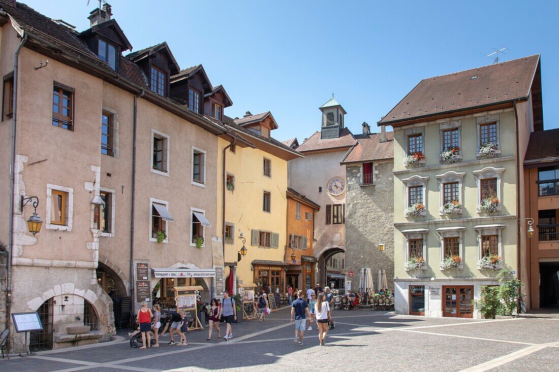 France, Haute Savoie, Annecy, Sainte Claire place in the old town\n
