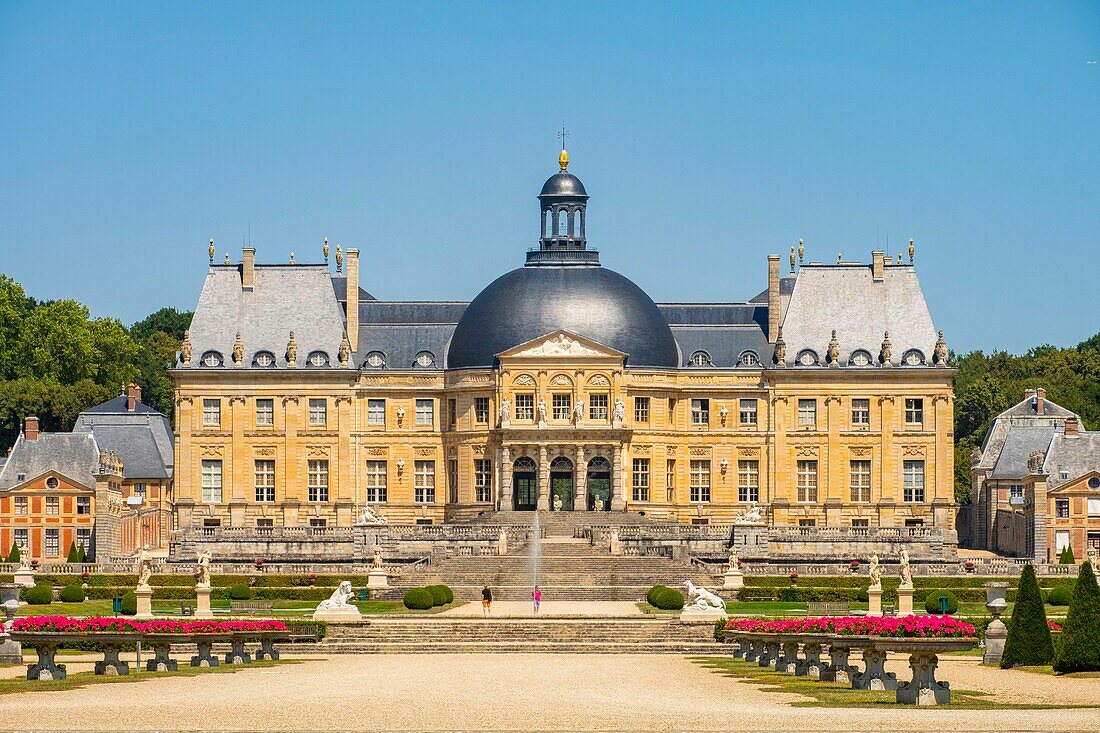 Frankreich, Seine et Marne, Maincy, das Schloss von Vaux le Vicomte