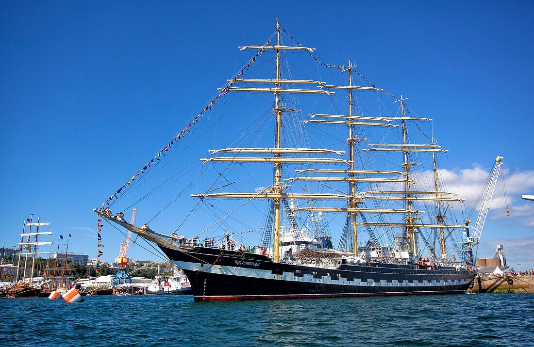 France, Finistère, Brest, KRUSENSTERN Russia Brest International Maritime Festival 2016\n