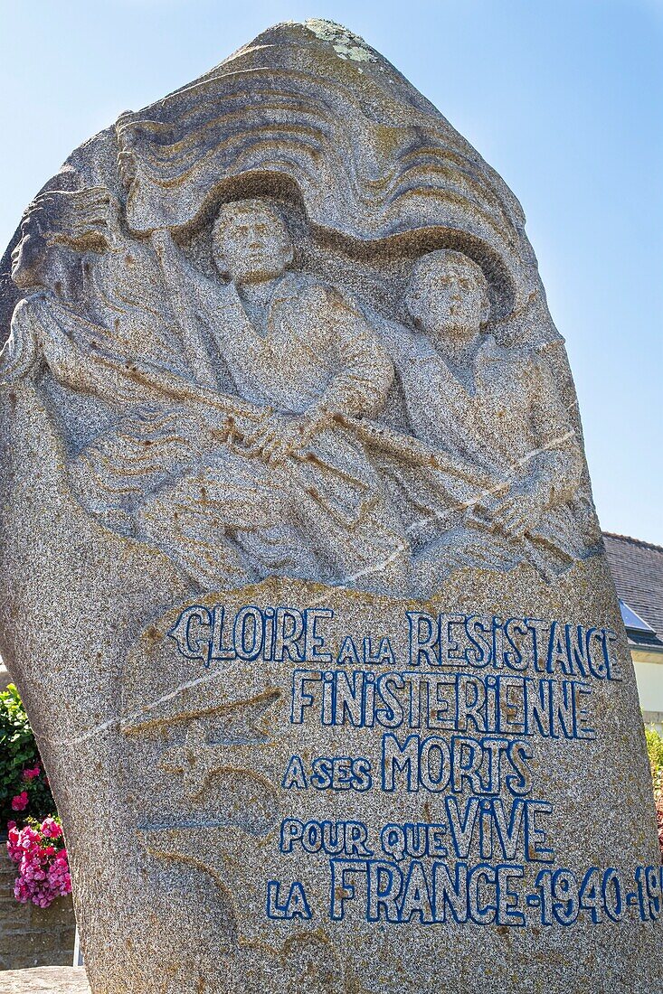 France, Finistere, Plomodiern, memorial of Sainte-Marie-du-Ménez-Hom\n