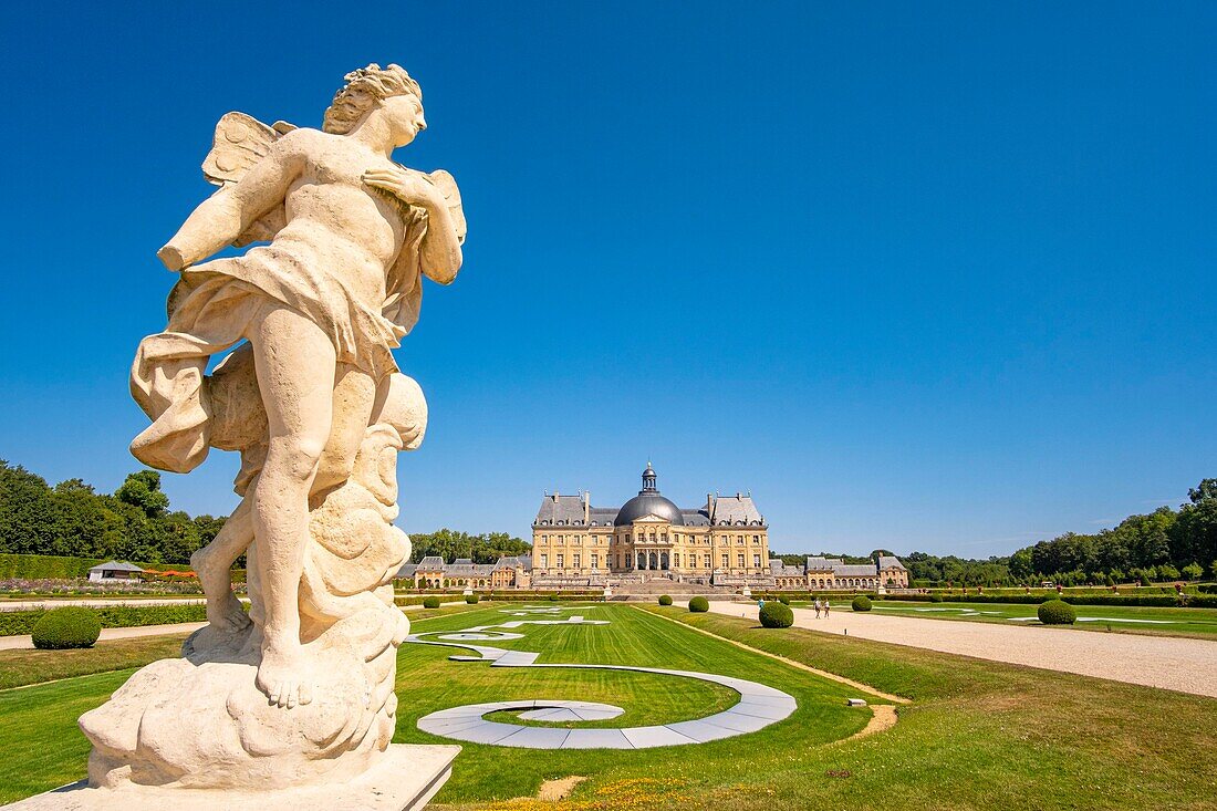 Frankreich, Seine et Marne, Maincy, das Schloss von Vaux le Vicomte