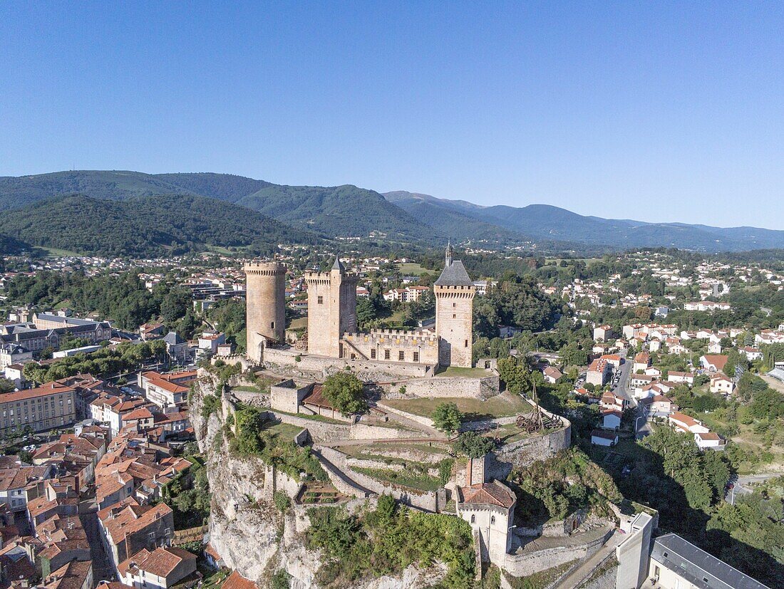 France, Ariege, Foix, the castle\n
