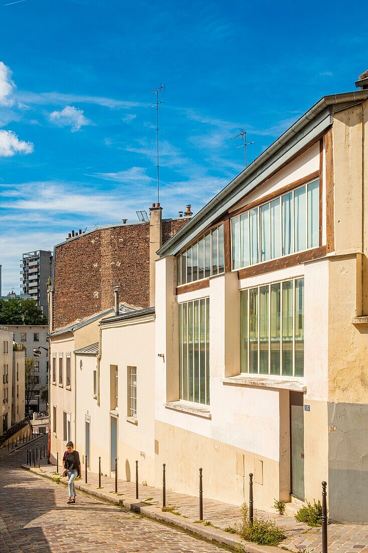 Frankreich, Paris, Stadtteil Belleville, Rue des Savies