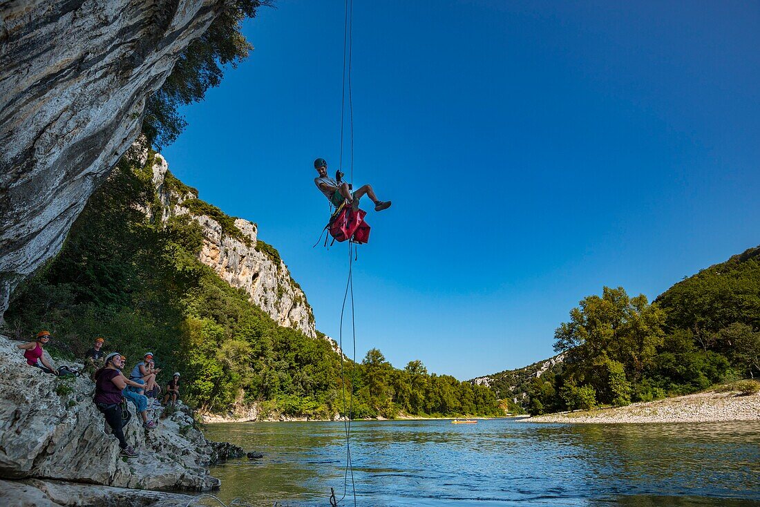 Frankreich, Ardeche, Labastide de Virac, Via Corda