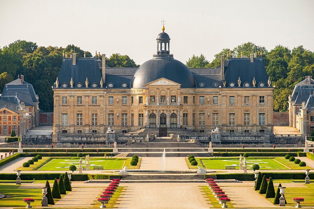 Frankreich, Seine et Marne, Maincy, das Schloss von Vaux le Vicomte