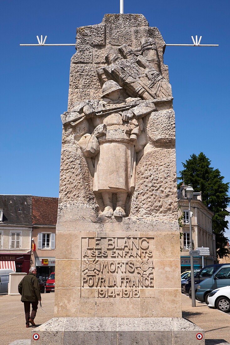 France, Indre, Le Blanc, War Memorial\n