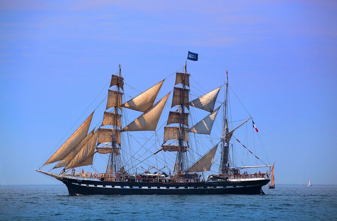 France, Finistère, Brest, LE BELEM France Brest International Maritime Festival 2016\n