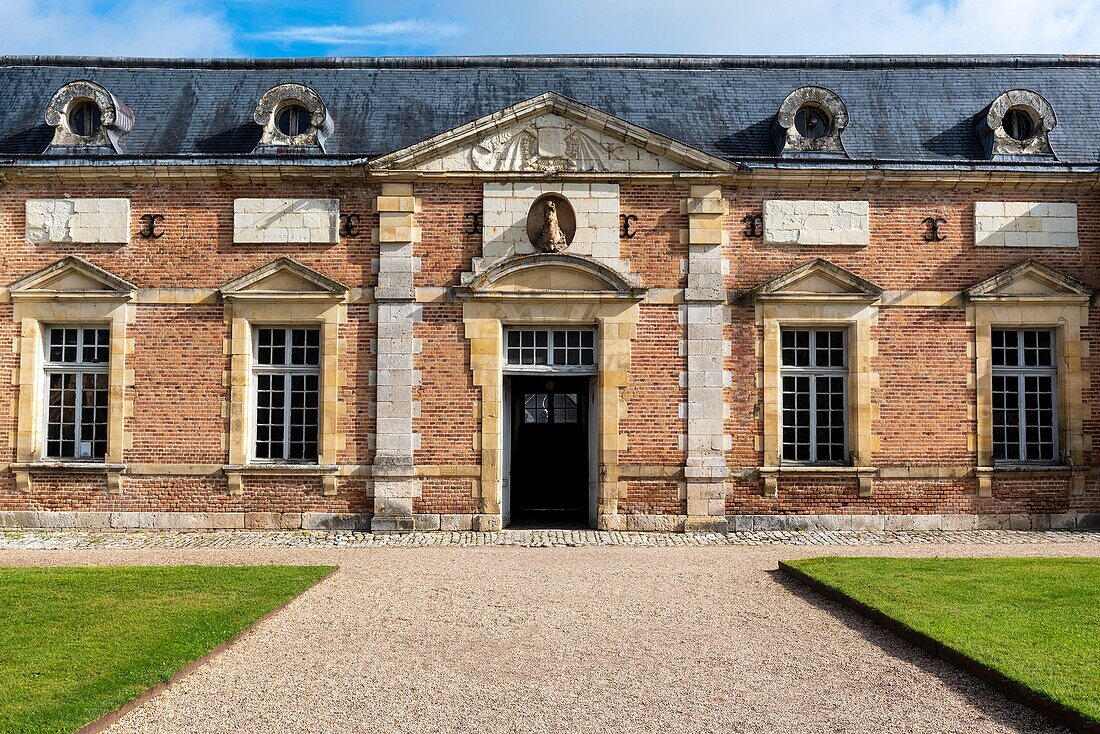 France, Loiret, La Ferte Saint Aubin, La Ferte Castle, the stables\n