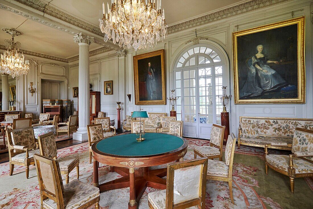 Frankreich, Indre, Berry, Loire-Schlösser, Chateau de Valencay, Großer Salon