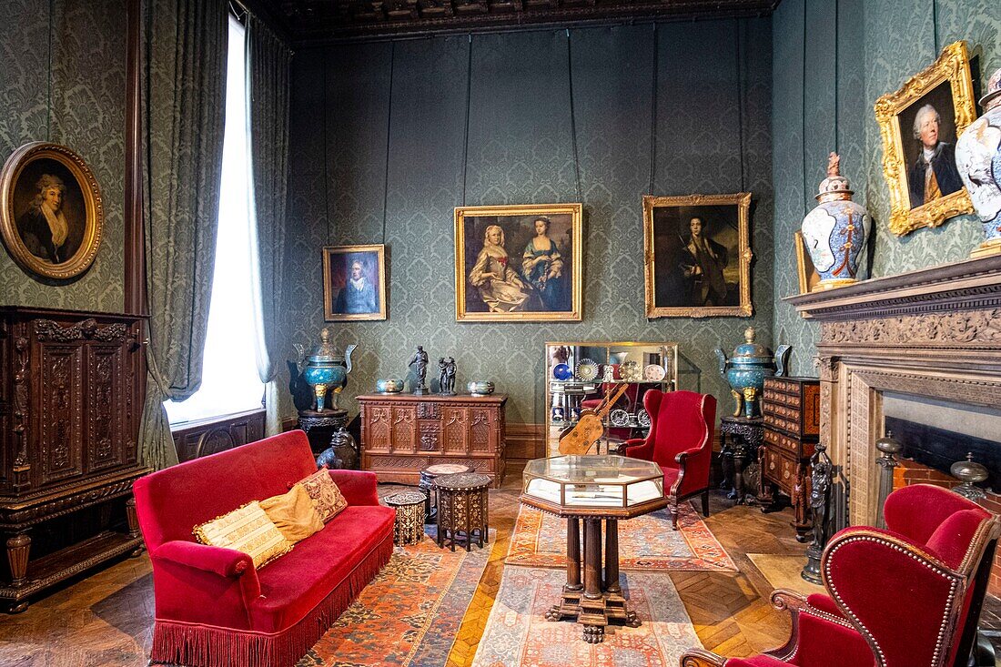 France, Paris, the Jacquemart Andre museum, the smoking room\n