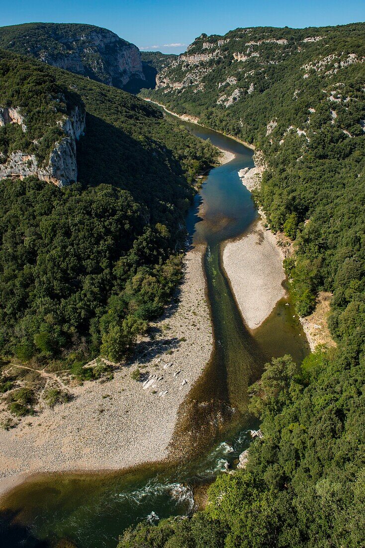 Frankreich, Ardeche, Reserve Naturelle des Gorges de l'Ardeche