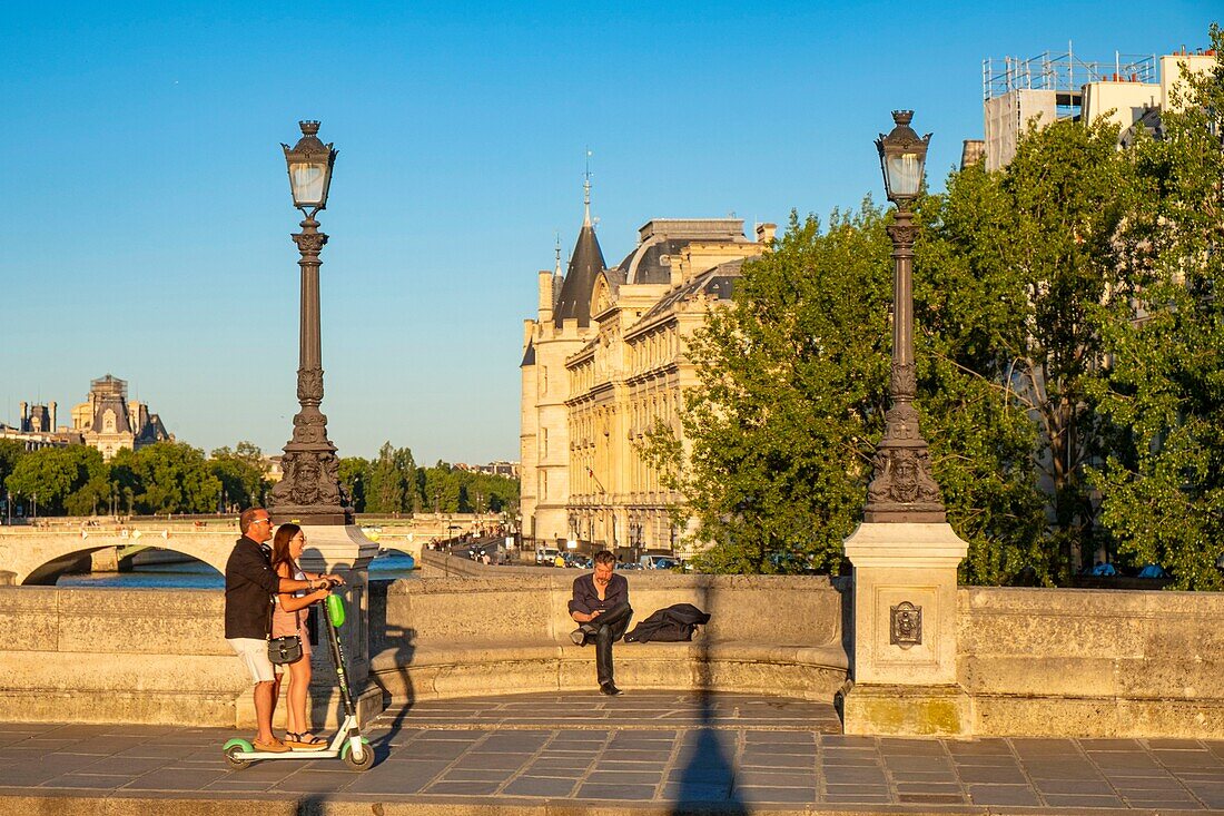 Frankreich, Paris, von der UNESCO zum Weltkulturerbe erklärtes Gebiet, die Pont Neuf