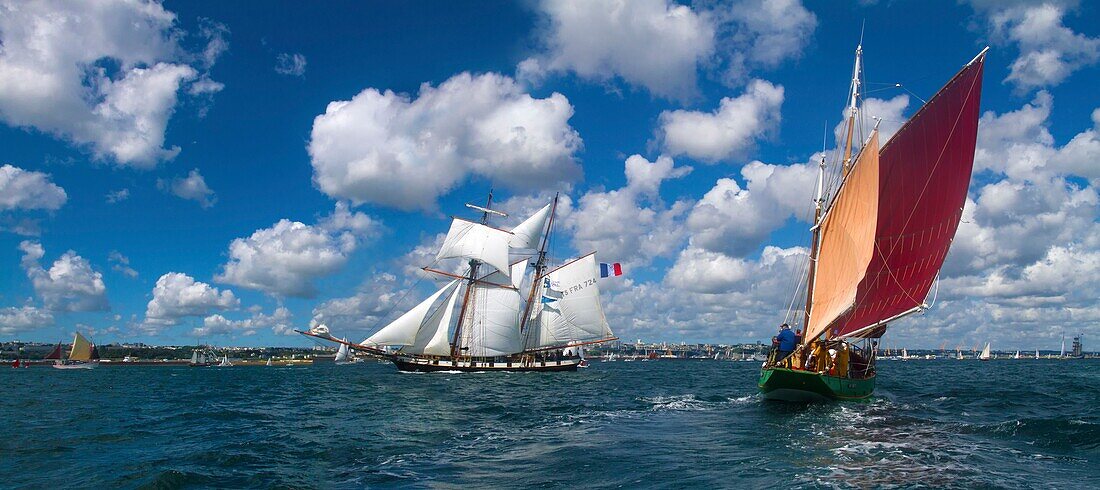 France, Finistere, Brest, LA RECOUVRANCE SANT C'HIREG France Brest International Maritime Festival 2016\n