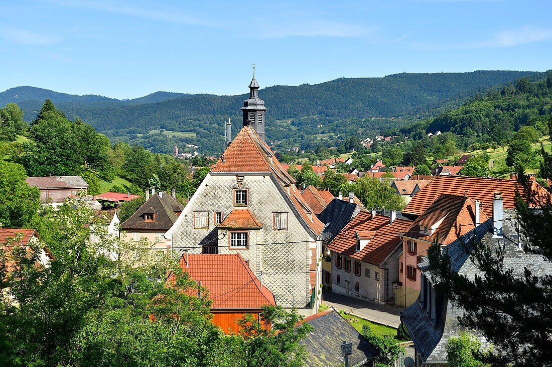 Frankreich, Haut Rhin, Munstertal, Stosswihr, Rathaus