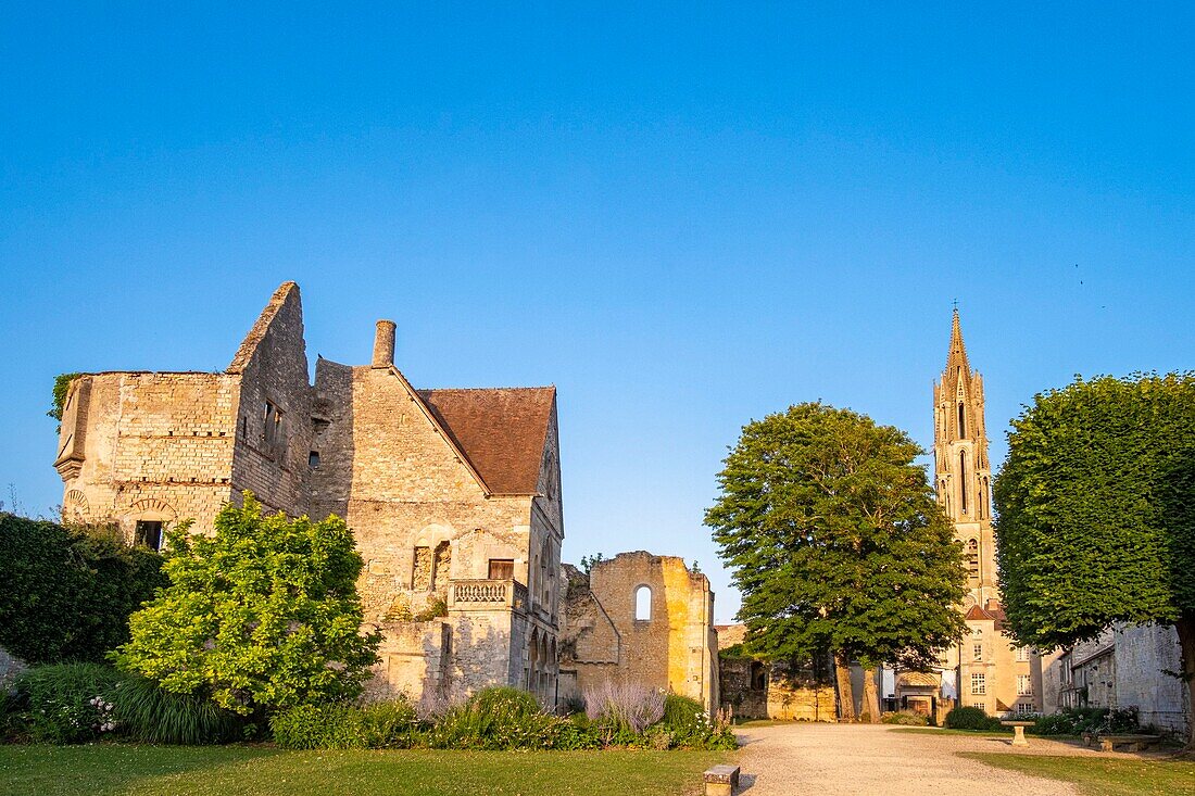 France, Oise, Senlis, Royal Castle and Priory Saint Maurice\n