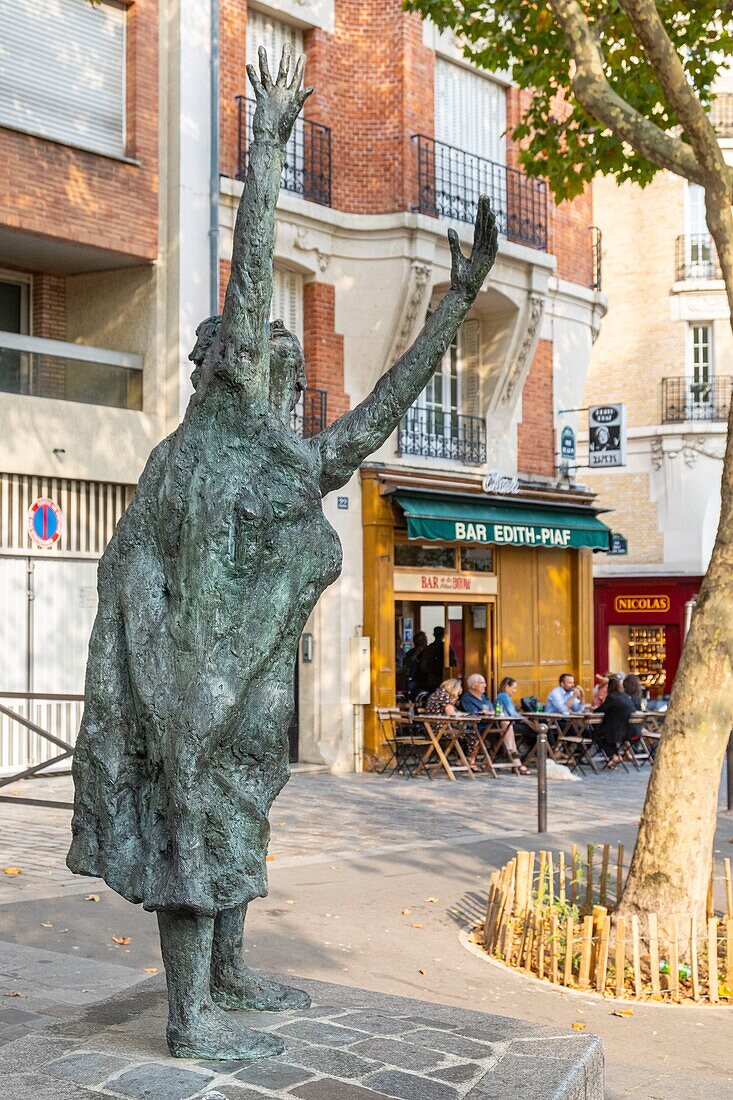 Frankreich, Paris, Platz Edith Piaf