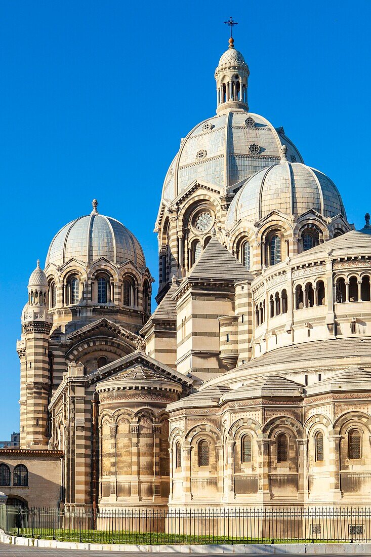 France, Bouches du Rhone, Marseille, the cathedral of the Major\n