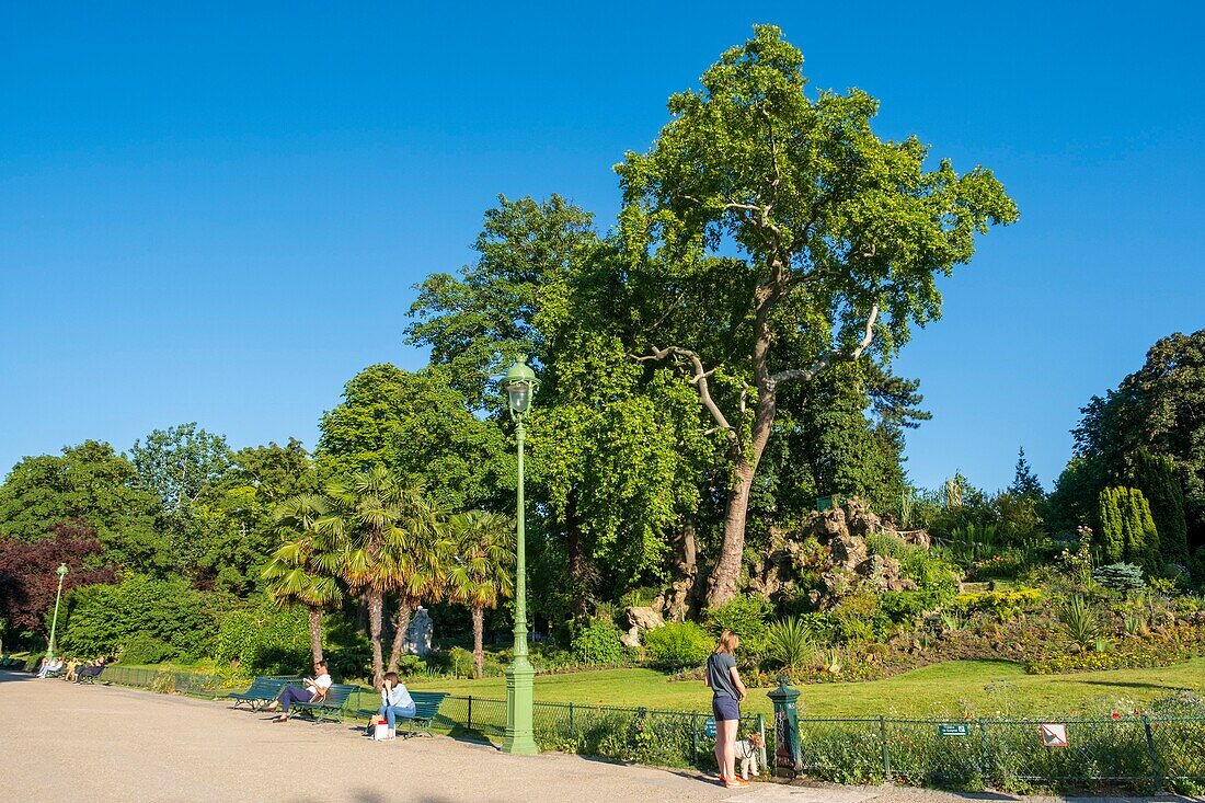 France, Paris, the Parc Monceau\n