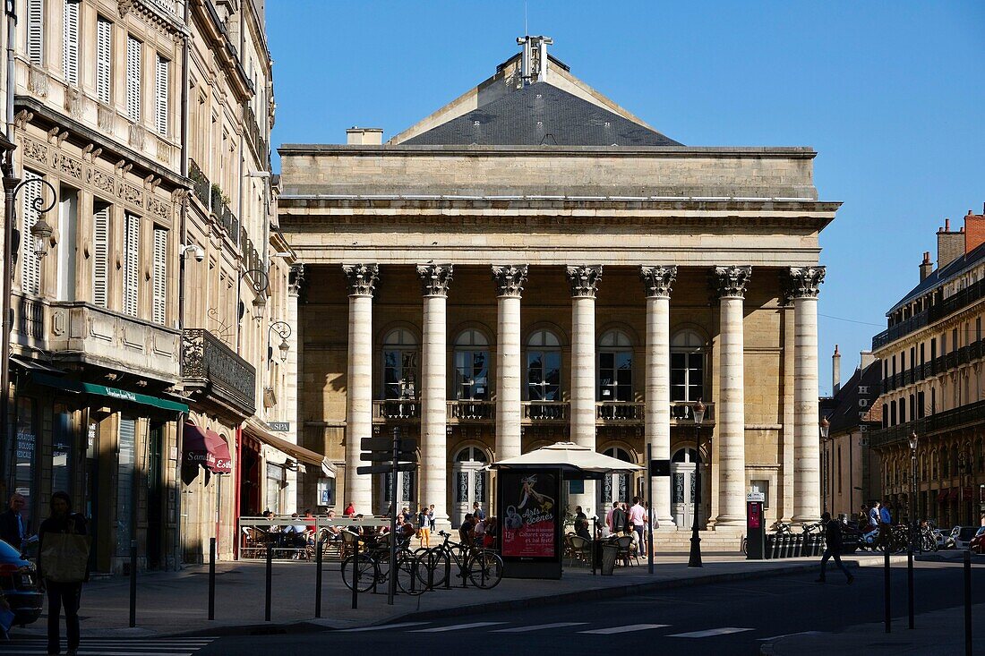 Frankreich, Cote d'Or, Dijon, von der UNESCO zum Weltkulturerbe erklärtes Gebiet, das Grand Theatre
