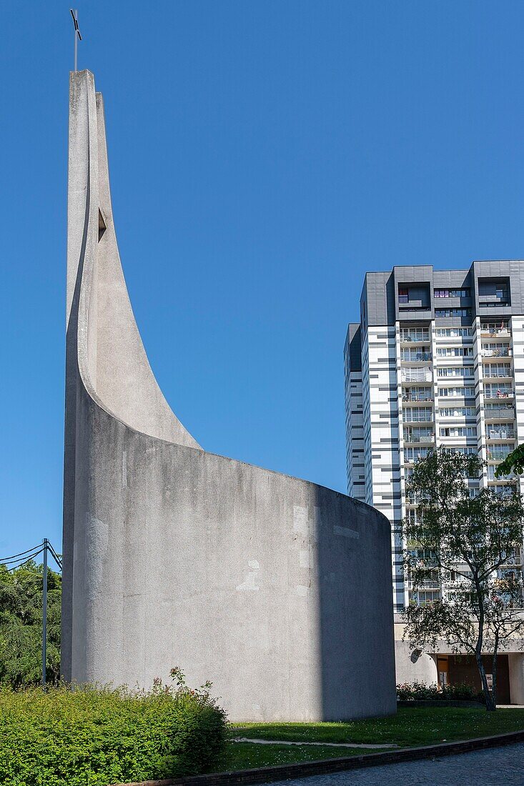 Frankreich, Seine Saint Denis, Bobigny, St.-Andreas-Kirche