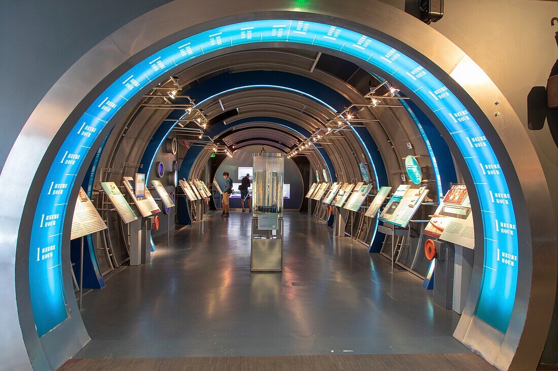 France, Manche, Cherbourg, Cite de la Mer, City of the sea, Science park and fun, Gallery devoted to submarines\n