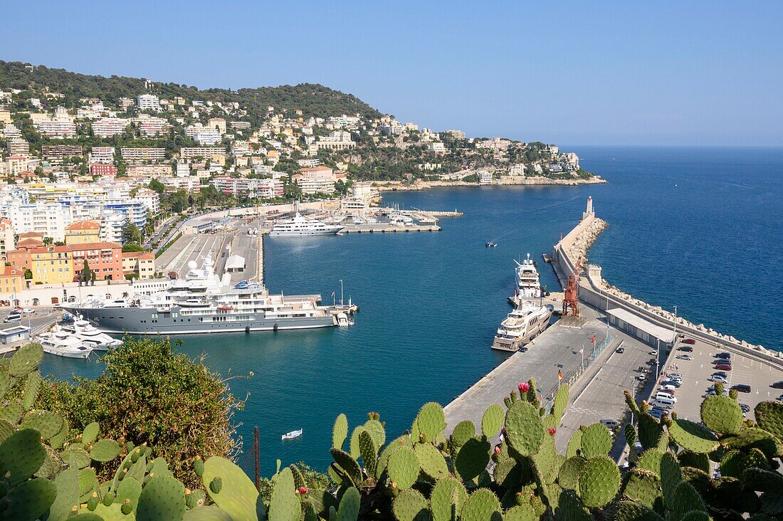 France, Alpes Maritimes, Nice, listed as World Heritage by UNESCO, harbour area\n