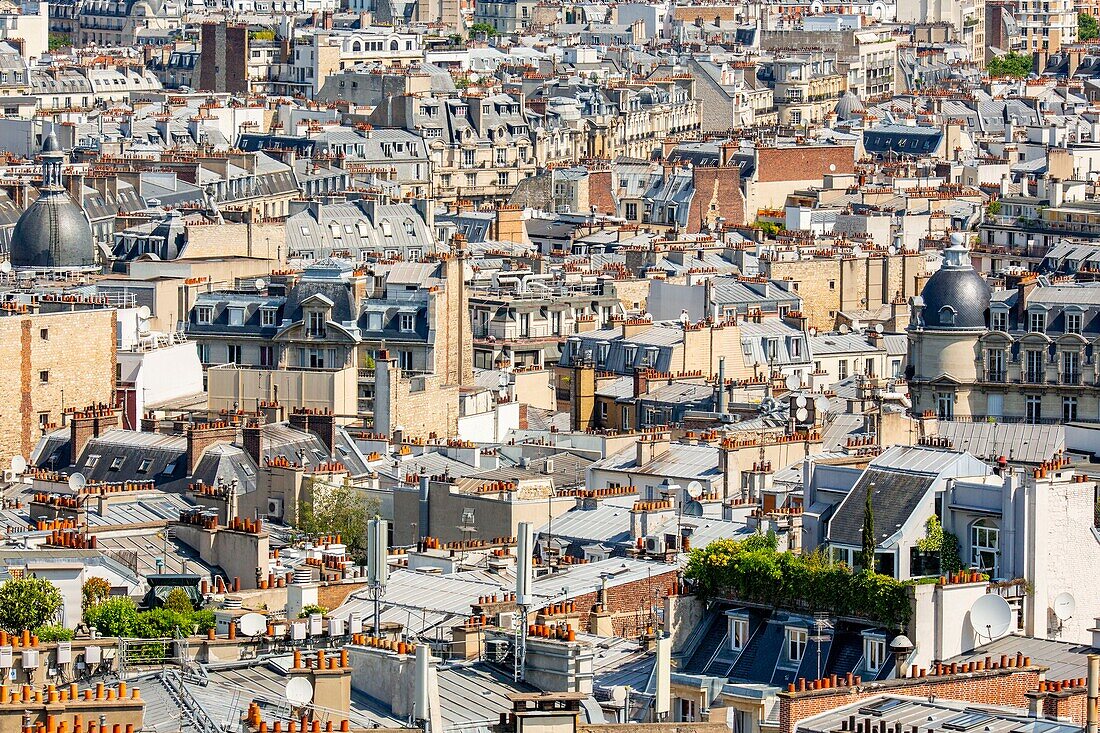 Frankreich, Paris, 8. Arrondissement, Blick über die Dächer von Paris