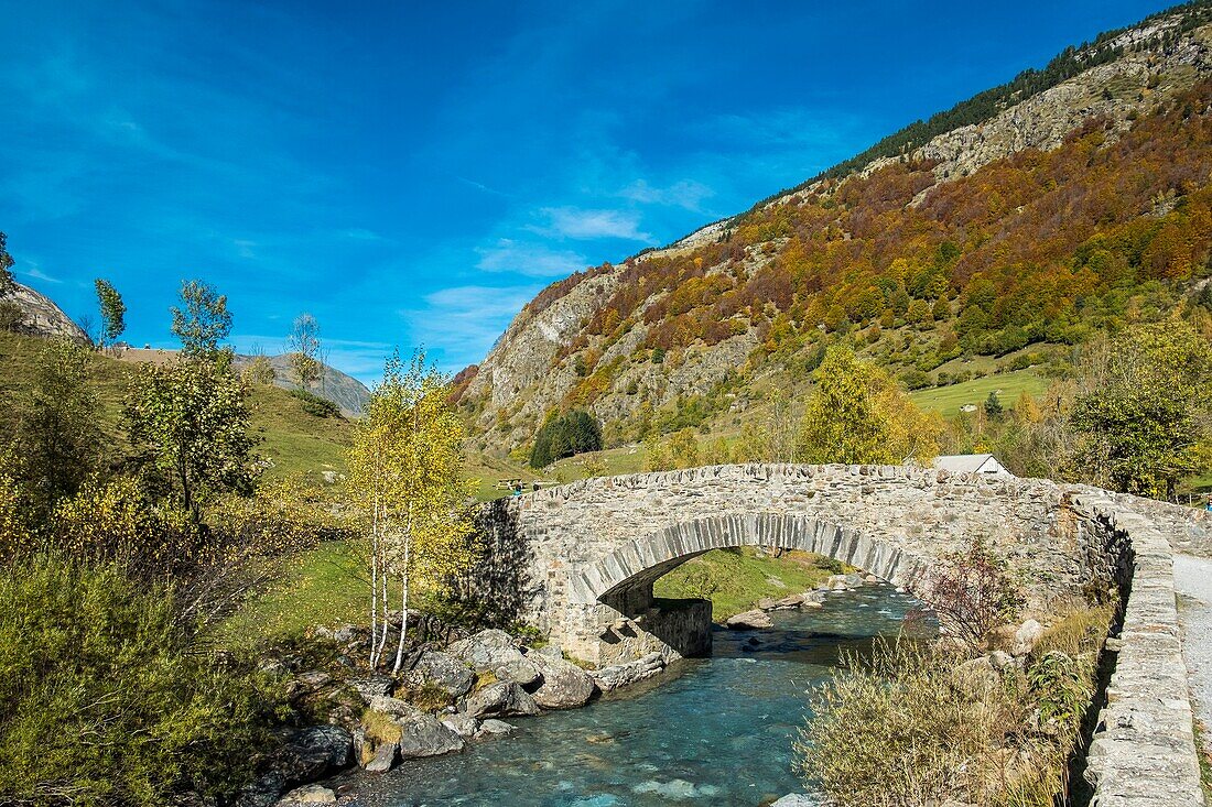 Frankreich, Hautes Pyrenees (65), Pyrenäen-Nationalpark, der Zirkus von Gavarnie, von der UNESCO zum Weltkulturerbe erklärt