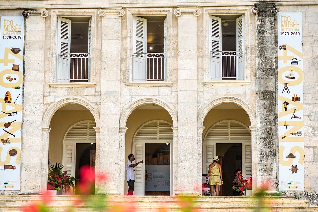 France, Caribbean, Lesser Antilles, Guadeloupe, Marie-Galante, Grand-Bourg, Murât dwelling, sugar house of the early 19th century, now houses the Ecomuseum of Arts and Popular Traditions of Marie-Galante\n