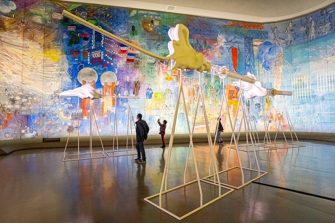 Frankreich, Paris, Museum für moderne Kunst in Paris, Saal Raoul Dufy