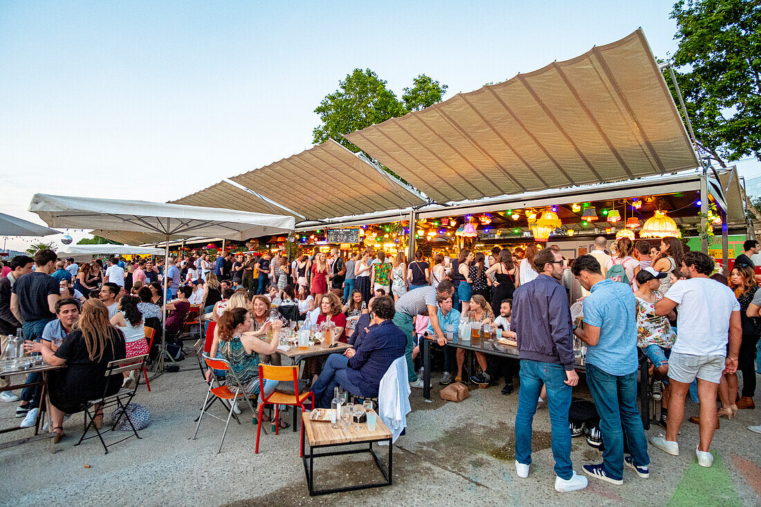 France, Paris, Javel Bas port, Quai de Seine, the La Javelle guinguette\n